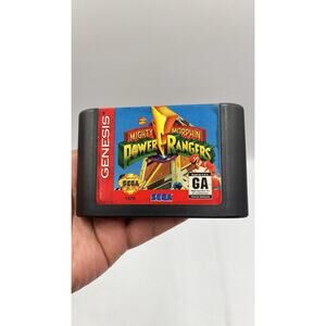 Mighty Morphin Power Rangers (Sega Genesis, 1994) Video Game Cartridge TESTED